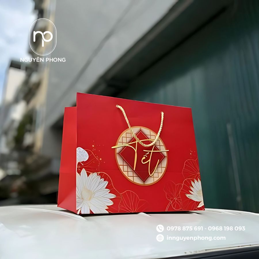 In túi giấy đựng quà tết tại TPHCM giá rẻ